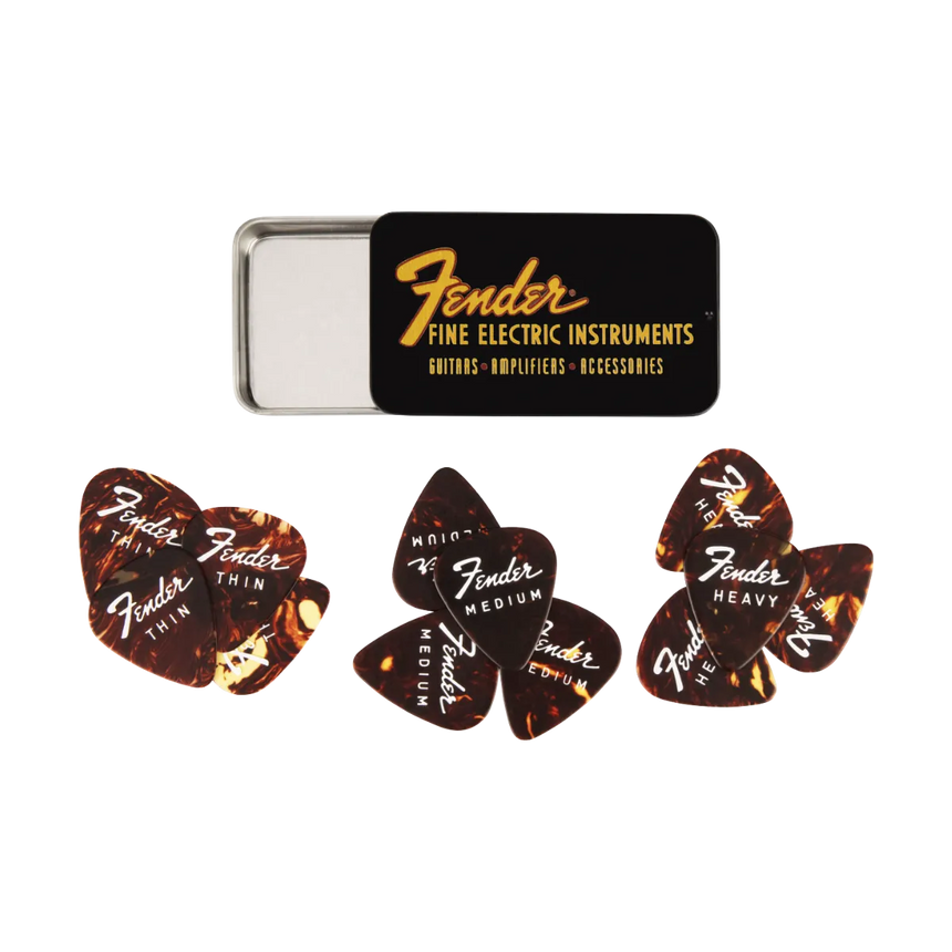 Estuche de Puas Fender Para Guitarra Carey 6 piezas
