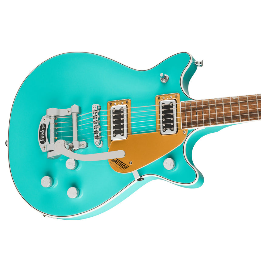 Guitarra electrica Gretsch Electromatic Double Jet FT con Bigsby Caicos Green