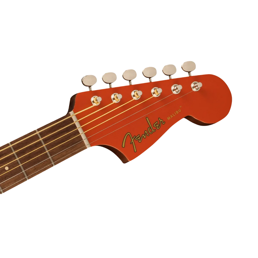 Guitarra Electroacústica Fender Malibu Player Fiesta Red
