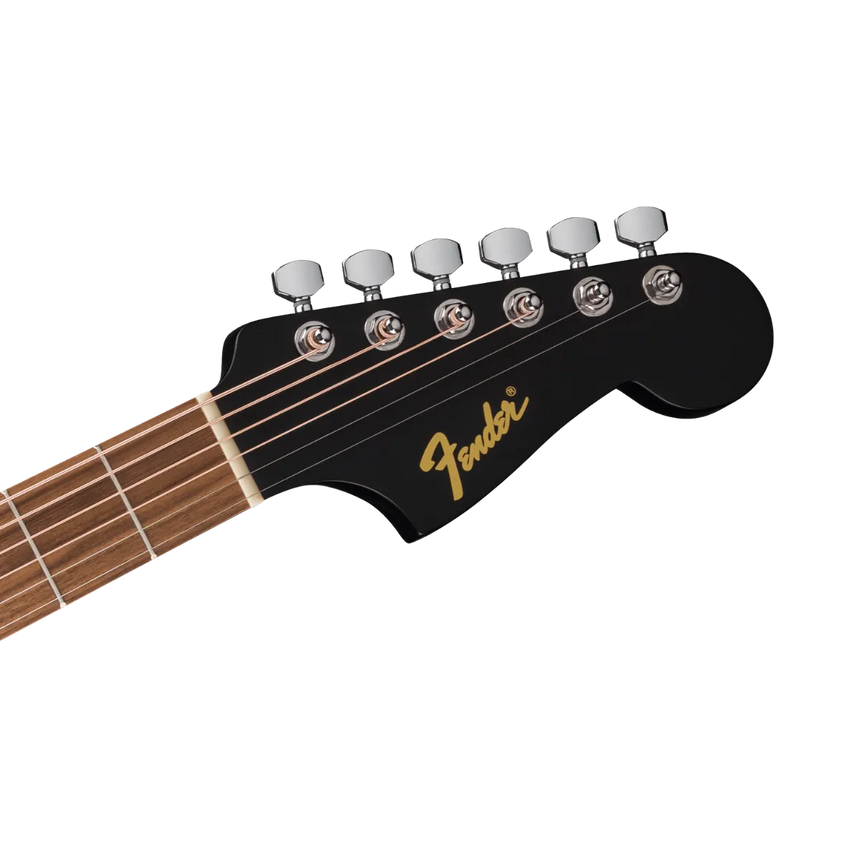 Guitarra Acústica Fender California Redondo Debut Negra