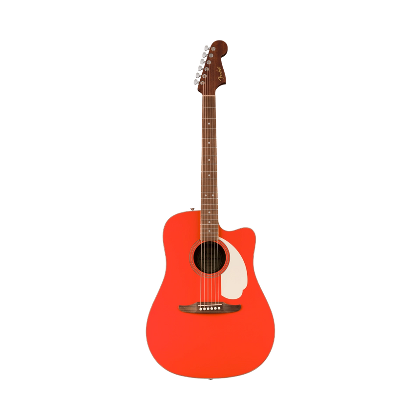 Guitarra Electroacústica Fender Redondo Standard CE Fiesta Red