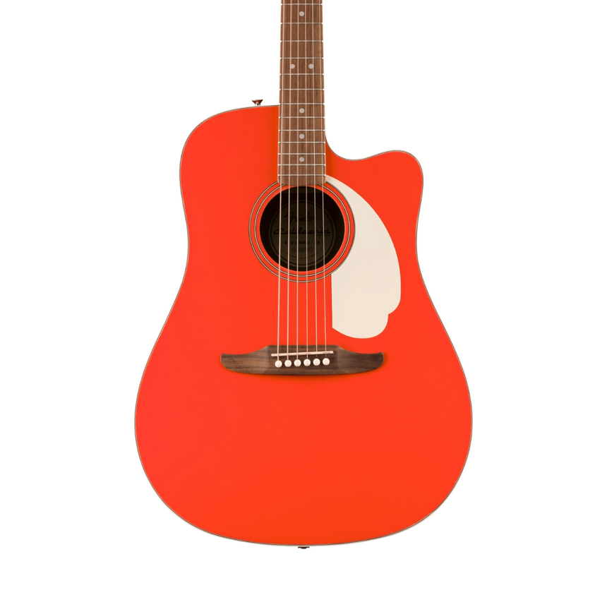 Guitarra Electroacústica Fender Redondo Standard CE Fiesta Red