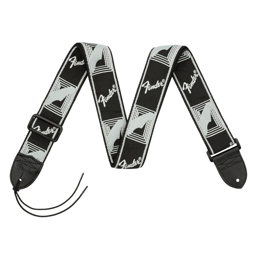 Correa Fender con monograma Negro