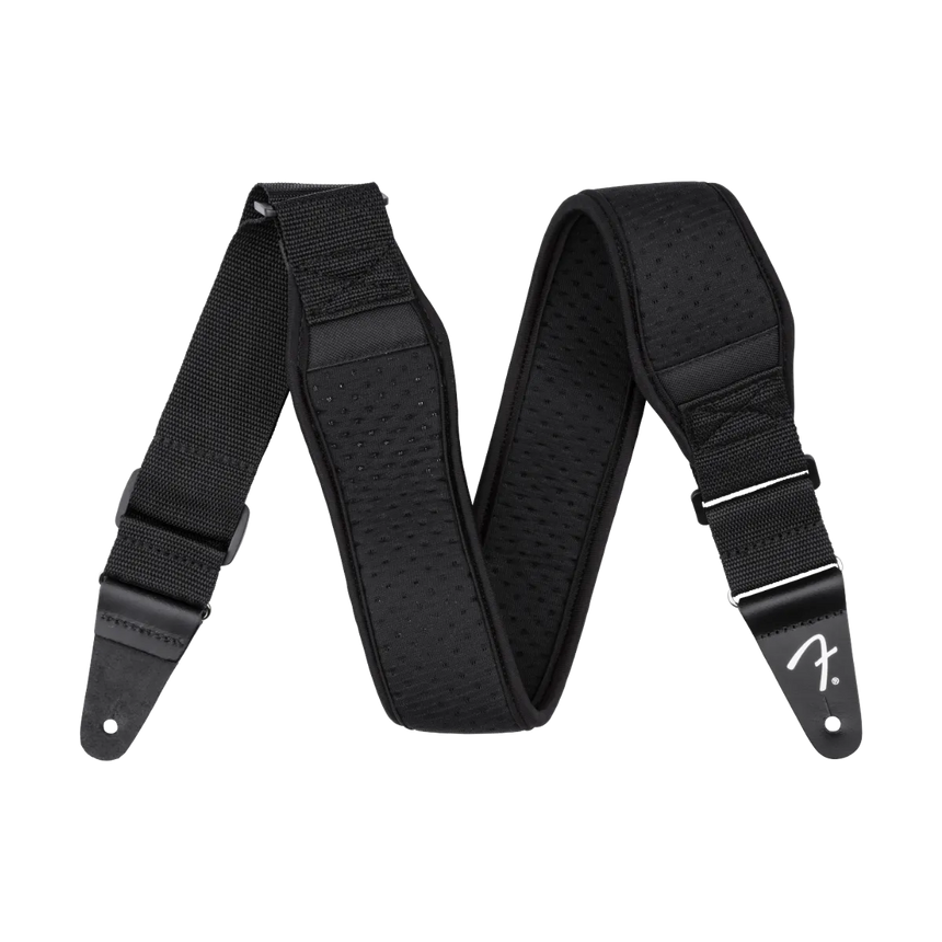 Correa Fender para guitarra de neopreno Swell 2,5" Negro