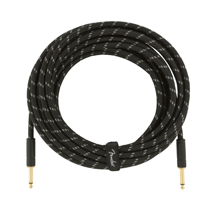 Cable Fender Para Instrumento 7.5m Deluxe series Tweed Negro