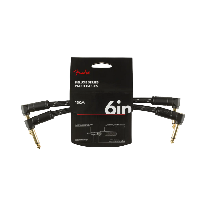 Cable Fender de parcheo 15 cm Deluxe series Tweed Negro