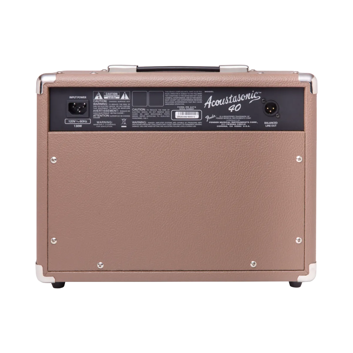 Amplificador Para Guitarra Fender Acoustasonic 40