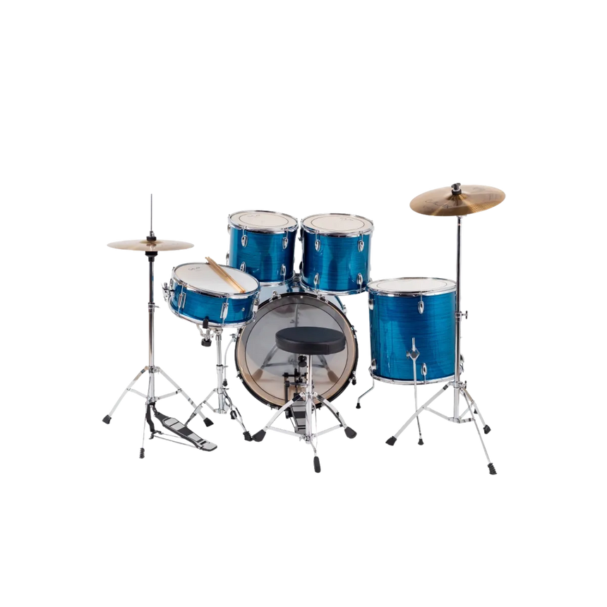 Batería Acústica Aureal Galax Brushed Blue
