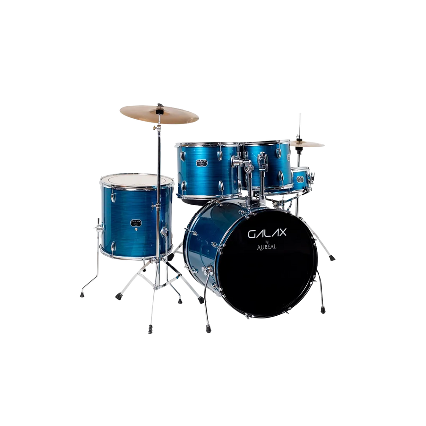 Batería Acústica Aureal Galax Brushed Blue