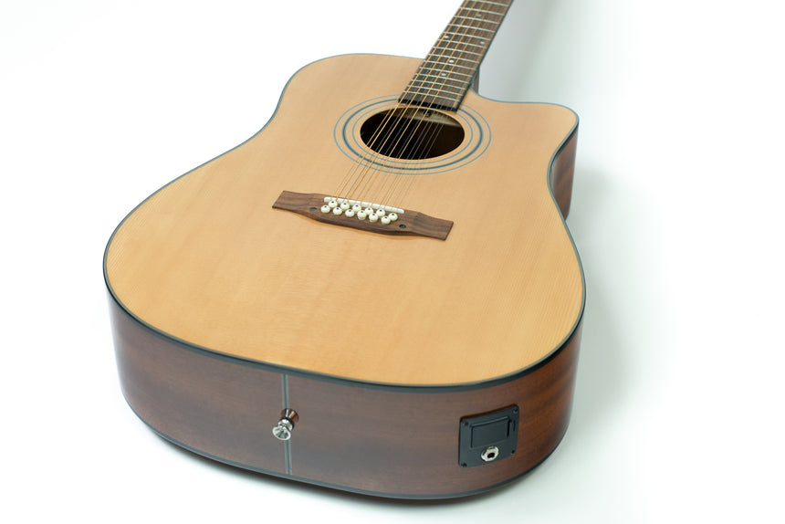 Guitarra Electroacústica 12 Cuerdas Deviser L-12X50KL color natural