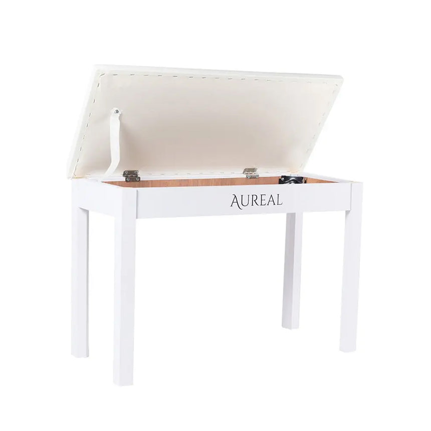 Banco Para Piano Aureal B110T WH Blanco