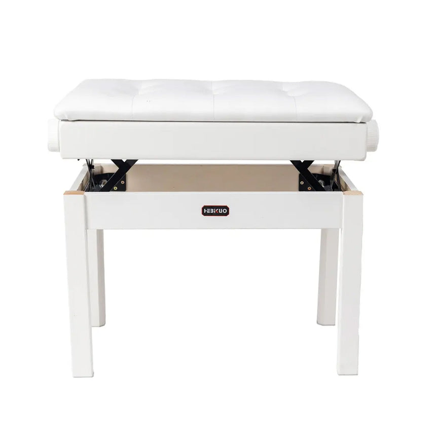 Banco Para Piano Hebikuo B222 WH Blanco