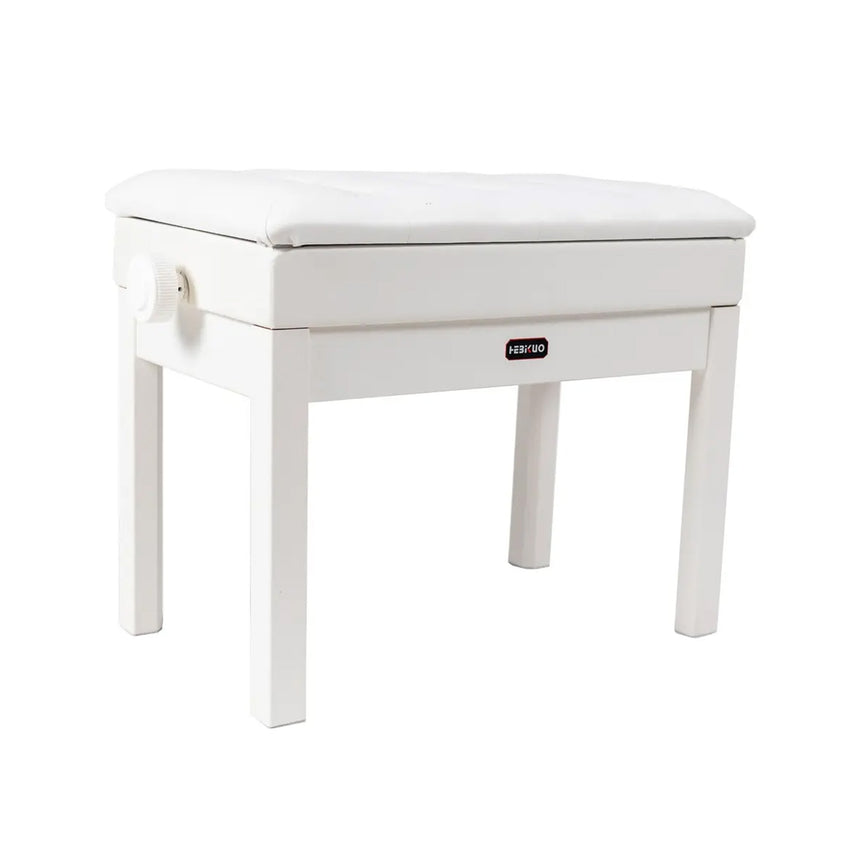 Banco Para Piano Hebikuo B222 WH Blanco