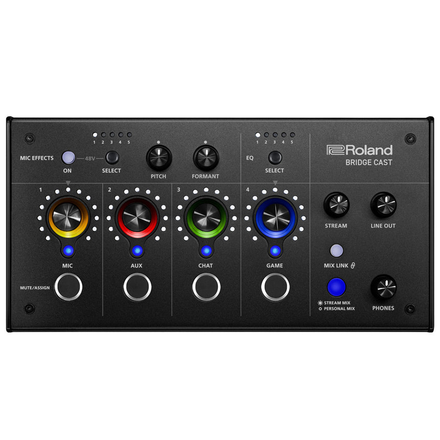 Mezclador de audio para juegos de doble bus BRIDGE CAST