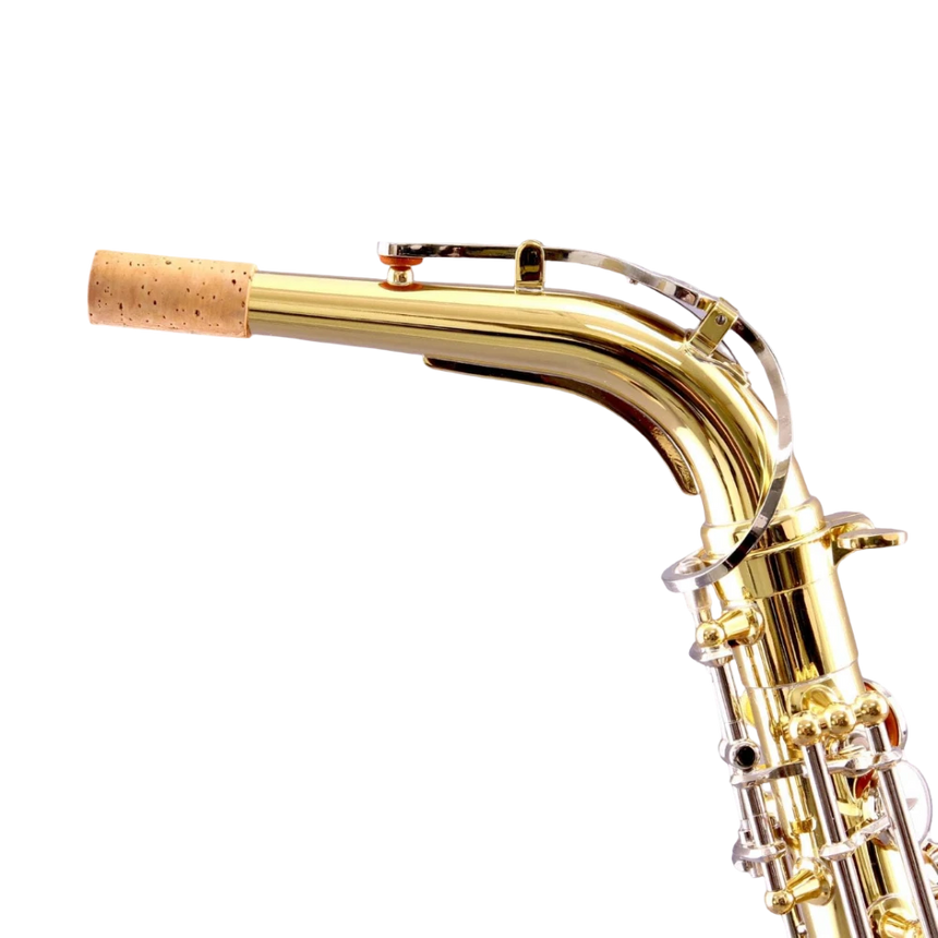 Saxofón alto Yamaha YAS26 Dorado con llaves niqueladas