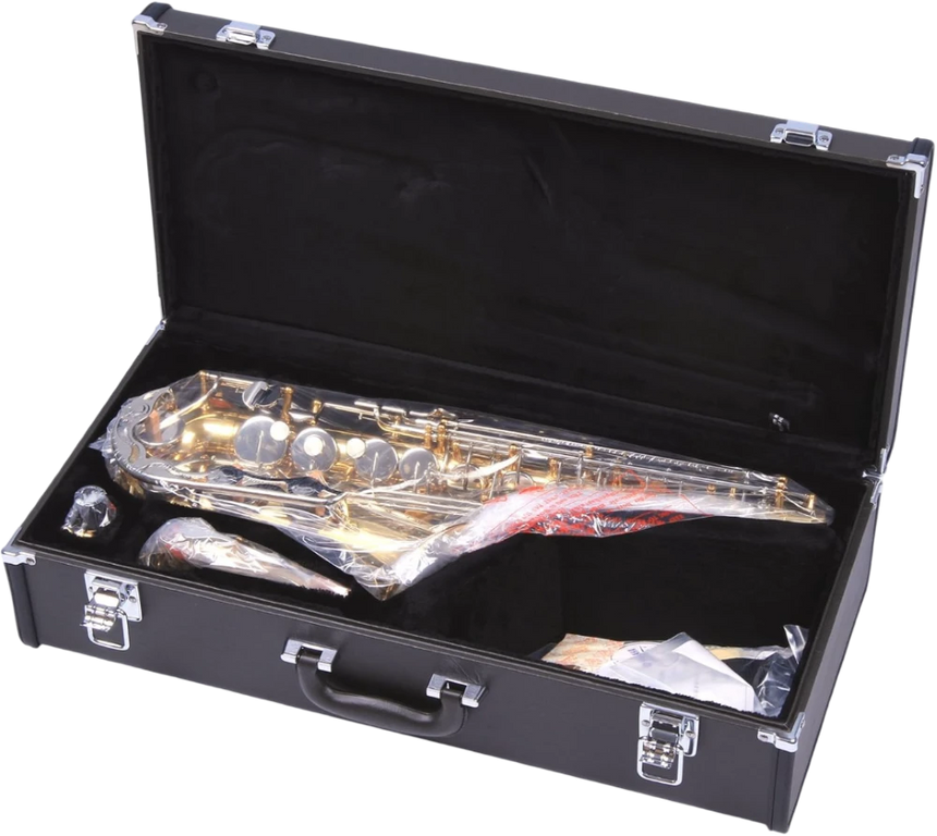 Saxofón alto Yamaha YAS26 Dorado con llaves niqueladas