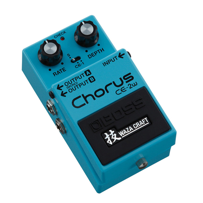 Pedal de efecto Boss Waza Craft Special Edition Chorus CE-2W turquesa