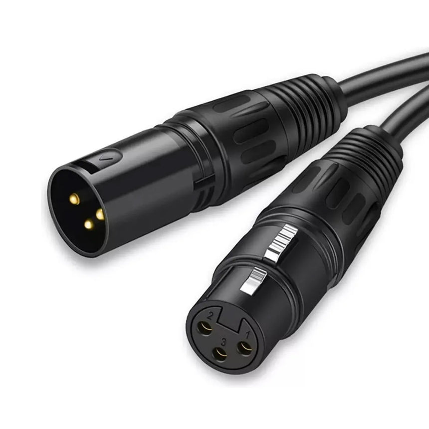 Cable XLR Hebikuo Para Microfono 10m CL10-XLR Negro