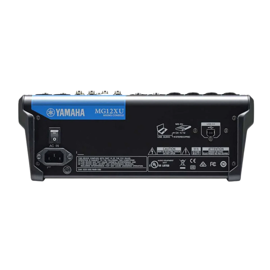 Mezcladora Análoga Yamaha MG12XU 12 Canales con Efectos y USB
