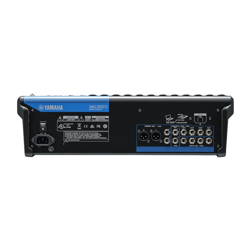 Mezcladora Análoga Yamaha MG20XU 20 Canales con Efectos y USB
