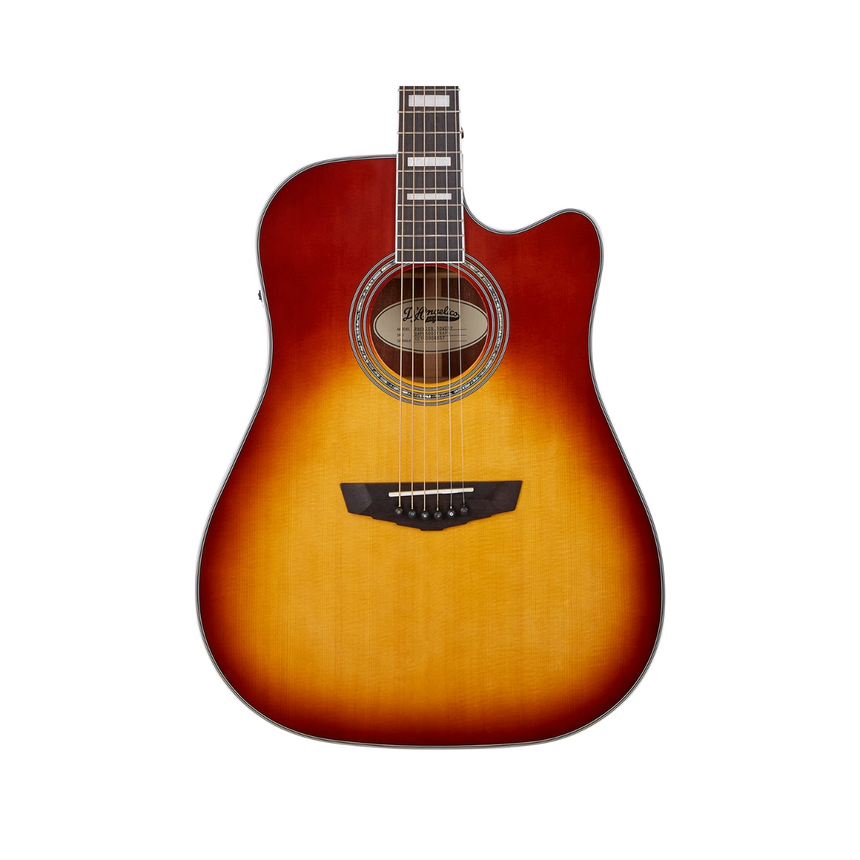 Guitarra Electroacústica D'angelico Premier Bowery Iced Tea Burst