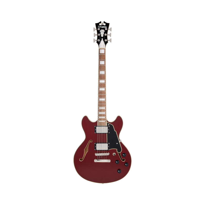 Guitarra Eléctrica Semihueca D'angelico Premier Mini Dc Burnt Red