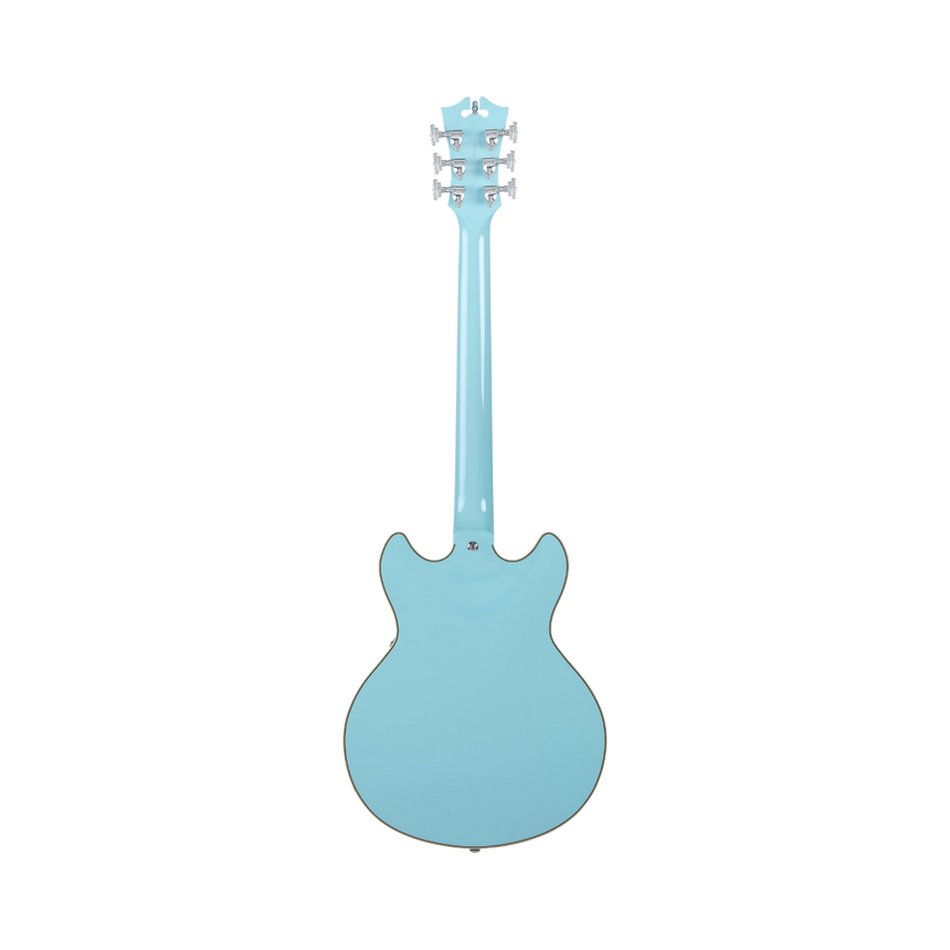 Guitarra Eléctrica Semihueca D'angelico Premier Mini Dc Sky Blue (2022)