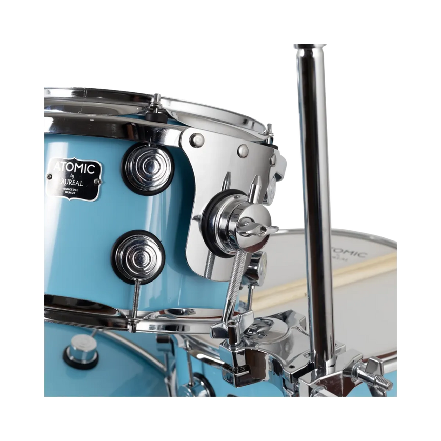 Batería Acústica Aureal Atomic Semiprofesional Azul Claro