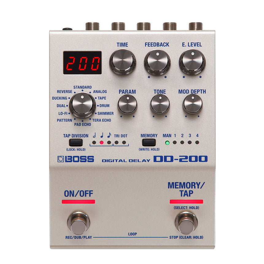 Pedal De Delay Digital DD-200 Boss