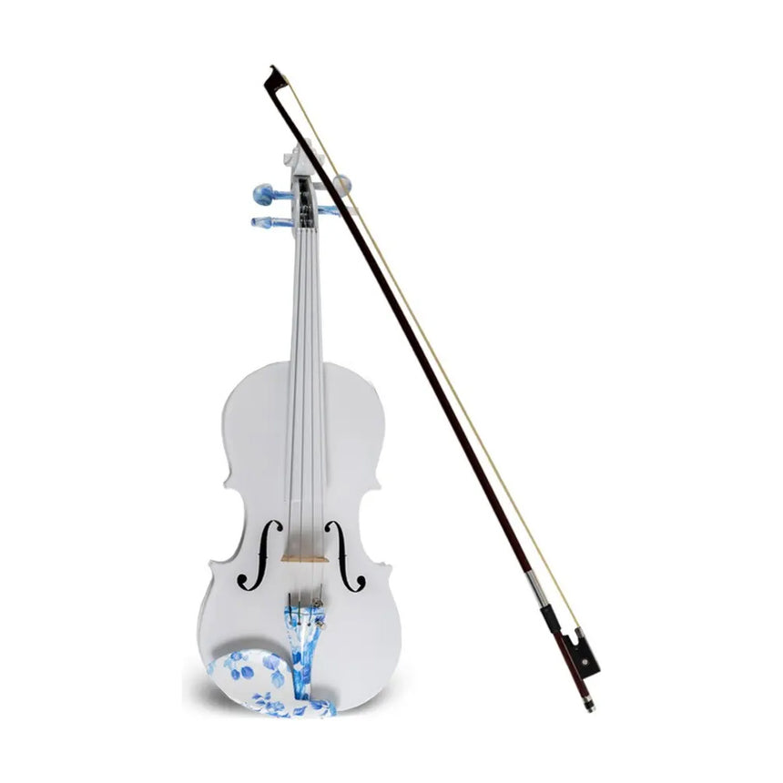 Violín Aureal Semiprofesional 3/4 Estuche Arco Brea Ds005-34 Color Blanco