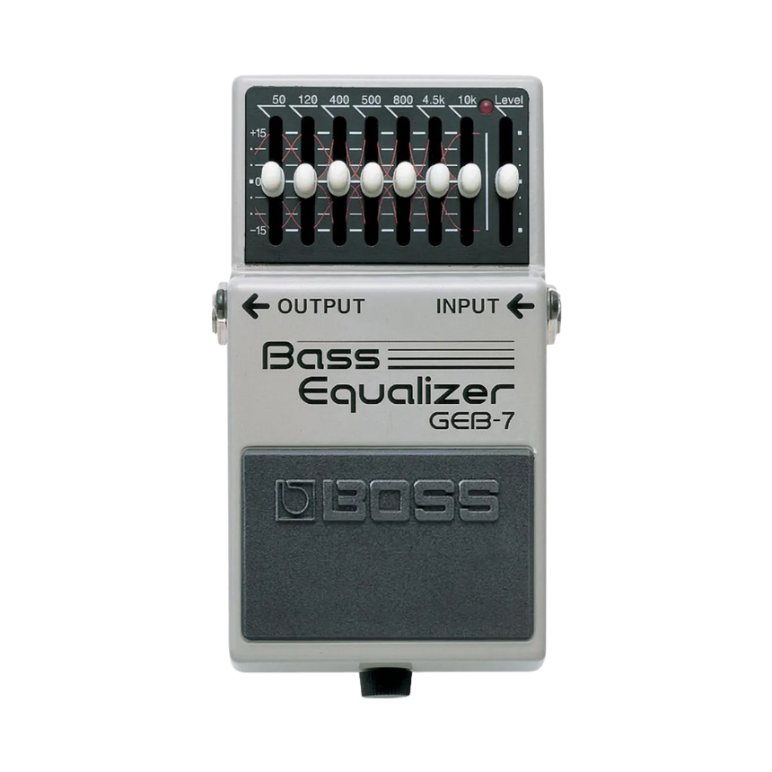 Pedal Ecualizados para Bajo Boss GEB-7