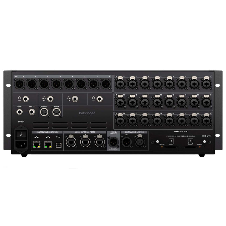 Mezcladora digital Behringer Wing rack