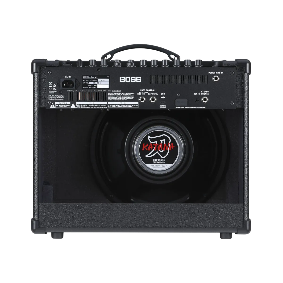 Amplificador Para Guitarra Boss Katana 50 3ra Generación Negro