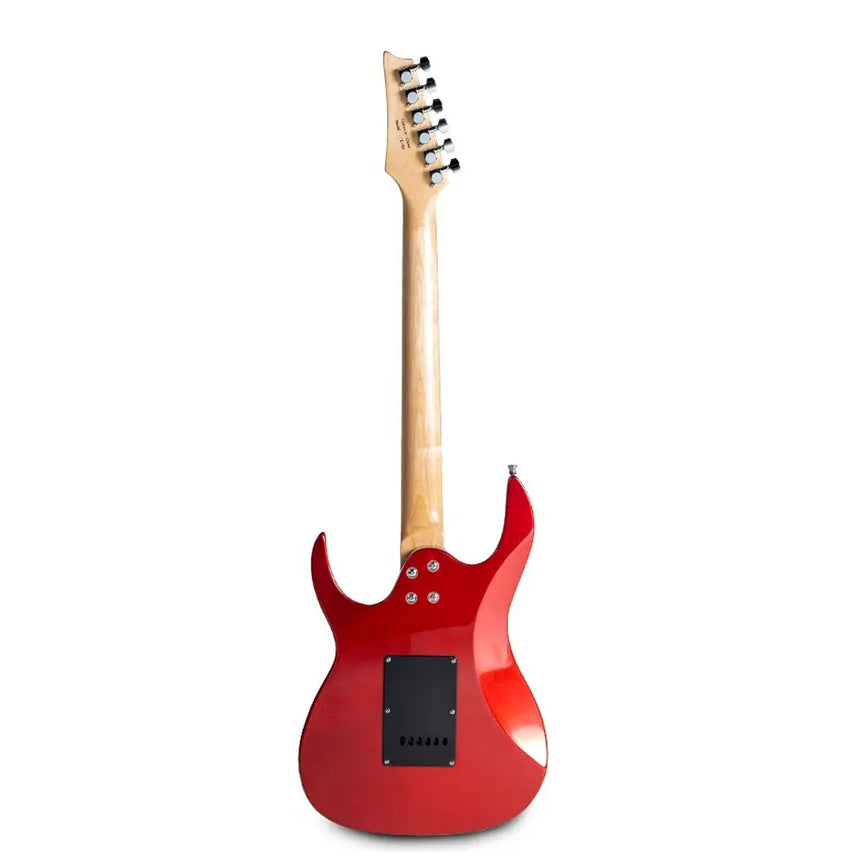 Guitarra Eléctrica Deviser L-g3 Roja, Acabado Gloss C/funda