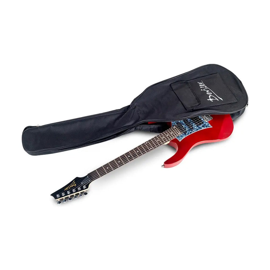 Guitarra Eléctrica Deviser L-g3 Roja, Acabado Gloss C/funda