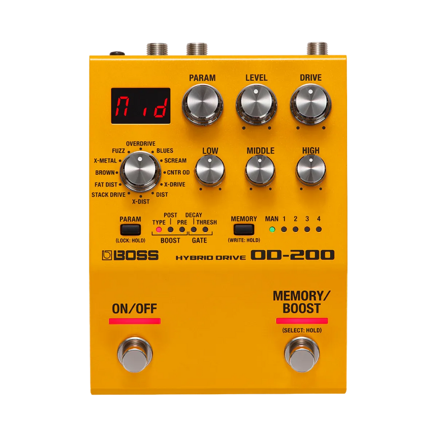 Pedal De Efecto Boss Hybrid Drive Od-200
