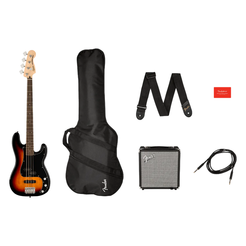 Paquete Bajo Eléctrico Affinity Series Precision Bass 4 Cuerdas Sunburst
