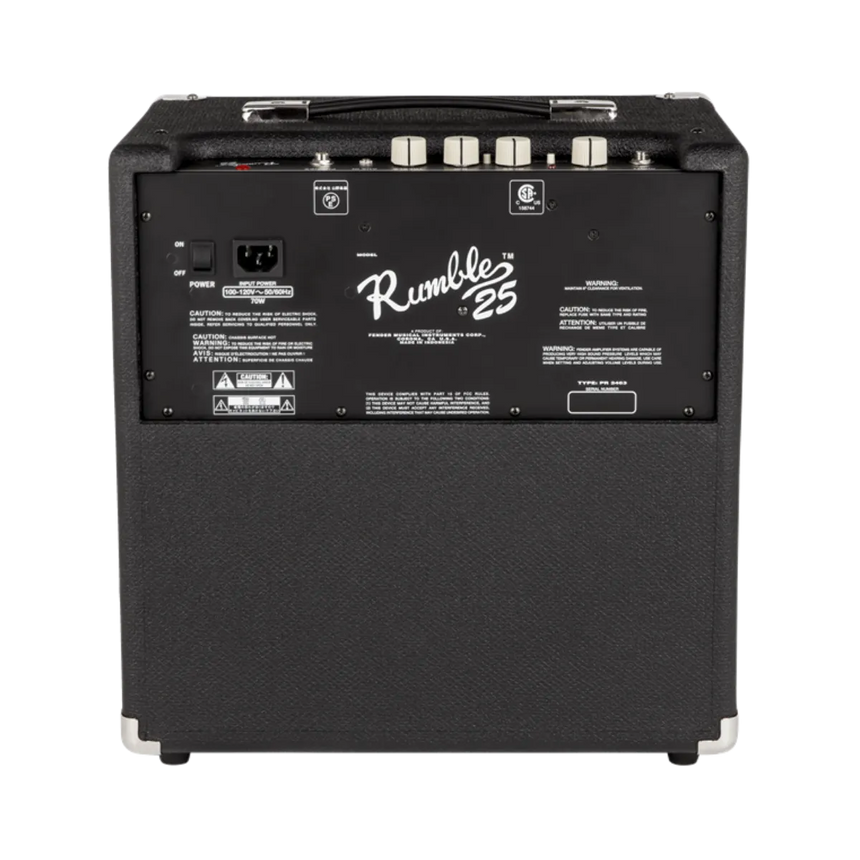 Amplificador Fender Rumble 25 Para Bajo