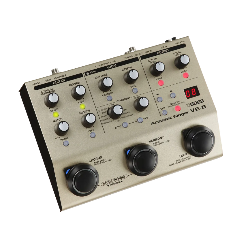 Pedal Procesador de Voz Boss VE-8