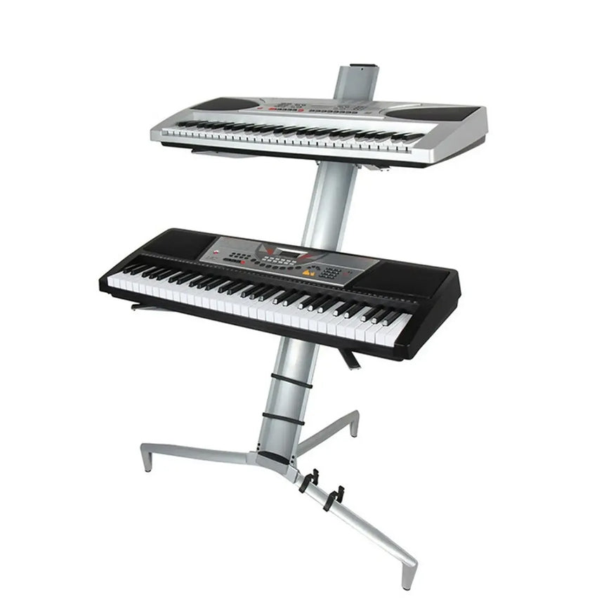 Soporte de Teclado Doble, Alineación De Aluminio, Hebikuo Z-80