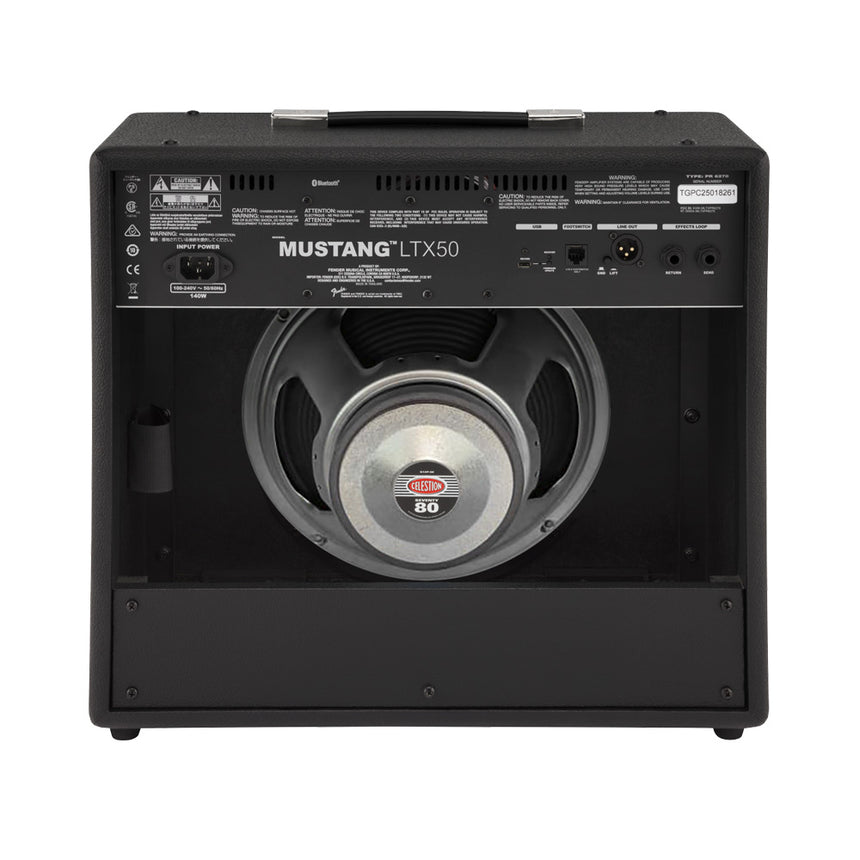 Amplificador Fender Para Guitarra Mustang LTX50 120v, usb