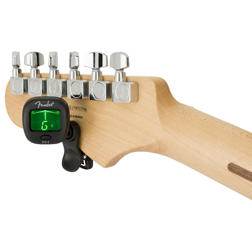 Afinador Cromático De Pinza Fender Ft-1 Pro Para Guitarra Y Bajo Negro