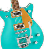 Guitarra electrica Gretsch Electromatic Double Jet FT con Bigsby Caicos Green