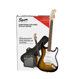 Paquete De Guitarra Electrica Fender Squier Stratocaster Sunburst