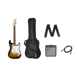 Paquete De Guitarra Electrica Fender Squier Stratocaster Sunburst