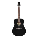 Guitarra Acústica Fender Cd-60 Dread V3 Negra con estuche