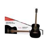 Paquete de Guitarra Acústica Fender Cc-60s Negra