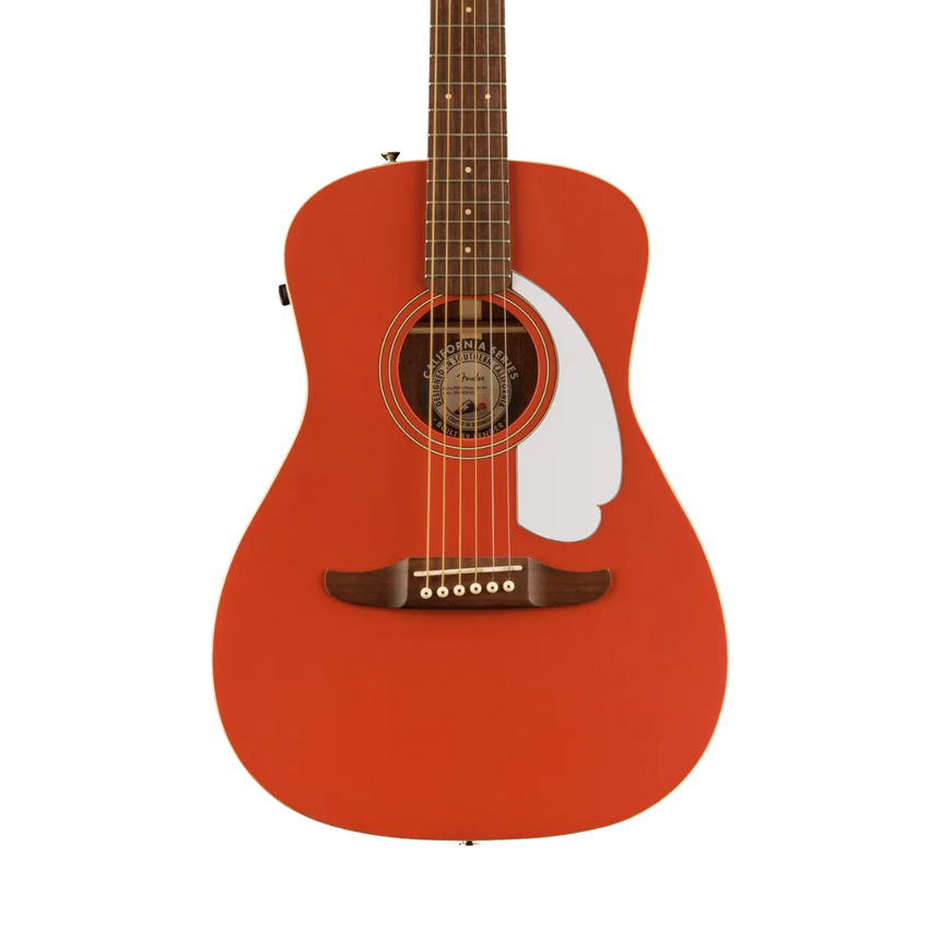 Guitarra Electroacústica Fender Malibu Player Fiesta Red