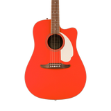 Guitarra Electroacústica Fender Redondo Standard CE Fiesta Red