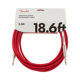 Cable Fender Para Instrumento 5.5m Original Series Rojo